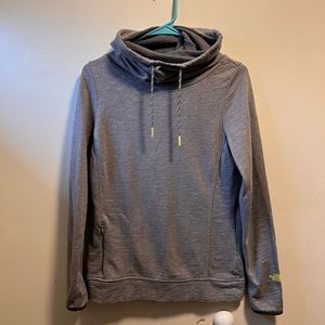 North Face drawstring turtleneck sweatshirt